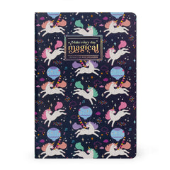 Legami - Cuaderno A5 rayado con tapa dura ilustrada - Unicornio