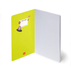 Legami - Cuaderno A5 rayado con tapa dura ilustrada - Espacio