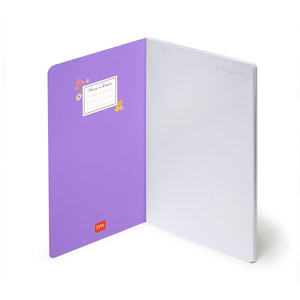 Legami - Cuaderno A5 en blanco con tapa dura ilustrada - Flower