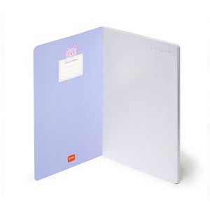 Legami - Cuaderno A5 en blanco con tapa dura ilustrada - Osito de peluche