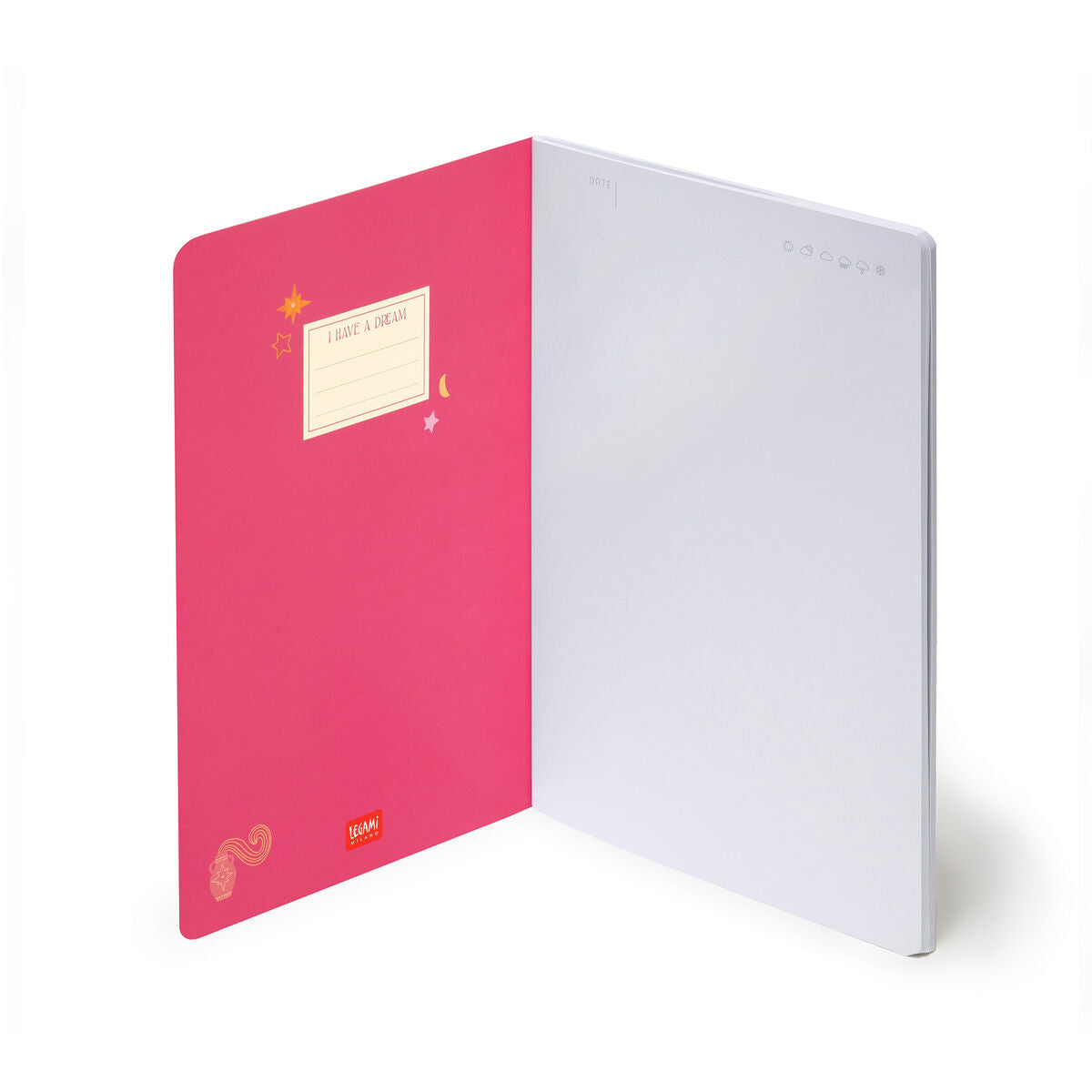Legami - Cuaderno en Blanco A5 con Tapa Dura Ilustrada - Zodiac