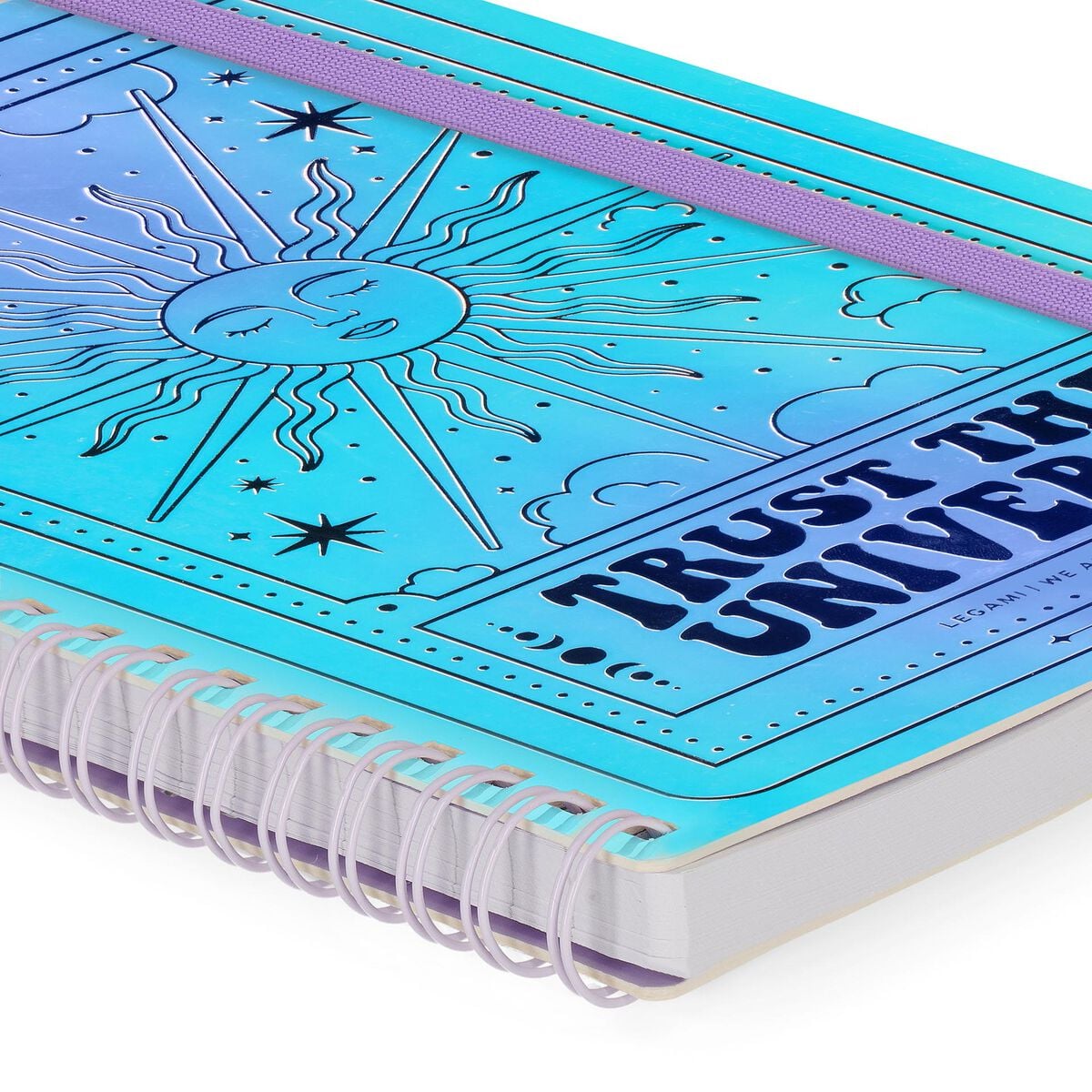Legami - Cuaderno A5 Rayado con Cubierta Dura Ilustrada - Tarot - Encuadernación en Espiral