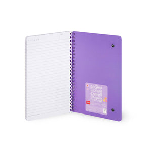 Legami - Cuaderno A5 Rayado con Tapa Dura Ilustrada - Flores - Jotter - Espiral