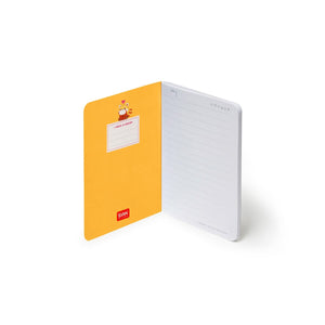 Legami - Cuaderno A6 rayado con tapa dura ilustrada - Panda Rojo