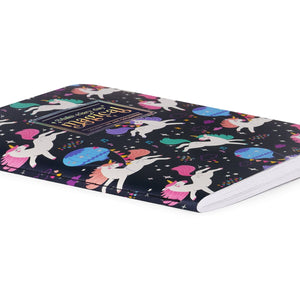Legami - Cuaderno A6 rayado con tapa dura ilustrada - Unicornio