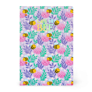 Legami - Cuaderno A6 rayado con tapa dura ilustrada - Abeja