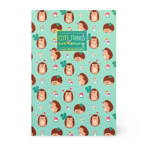 Legami - Cuaderno A6 rayado con tapa dura ilustrada - Erizo
