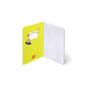 Cuaderno rayado A6 con tapa dura ilustrada Legami - Espacio