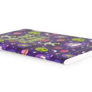 Cuaderno rayado A6 con tapa dura ilustrada Legami - Espacio