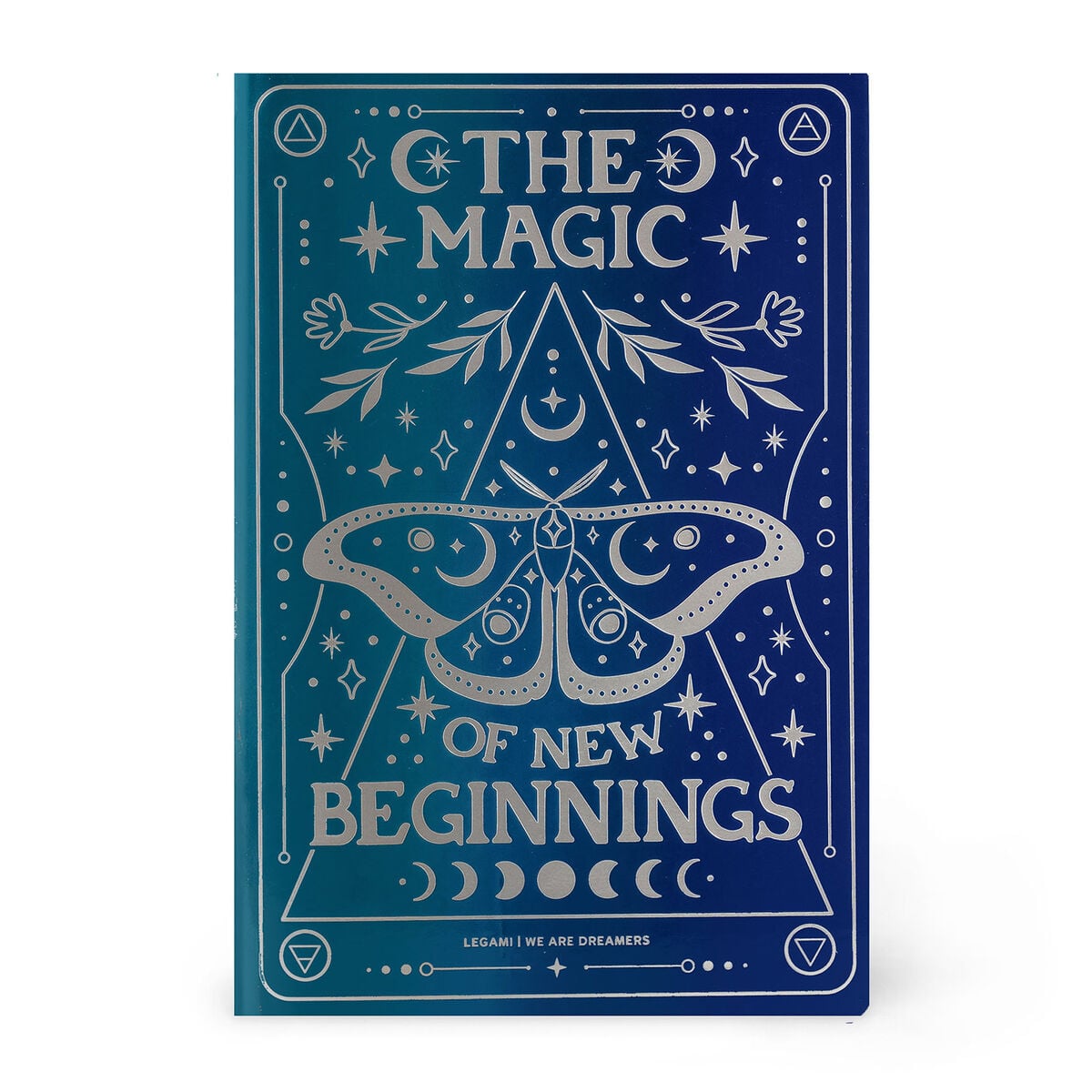 Cuaderno rayado A6 con tapa dura ilustrada Legami - Moth