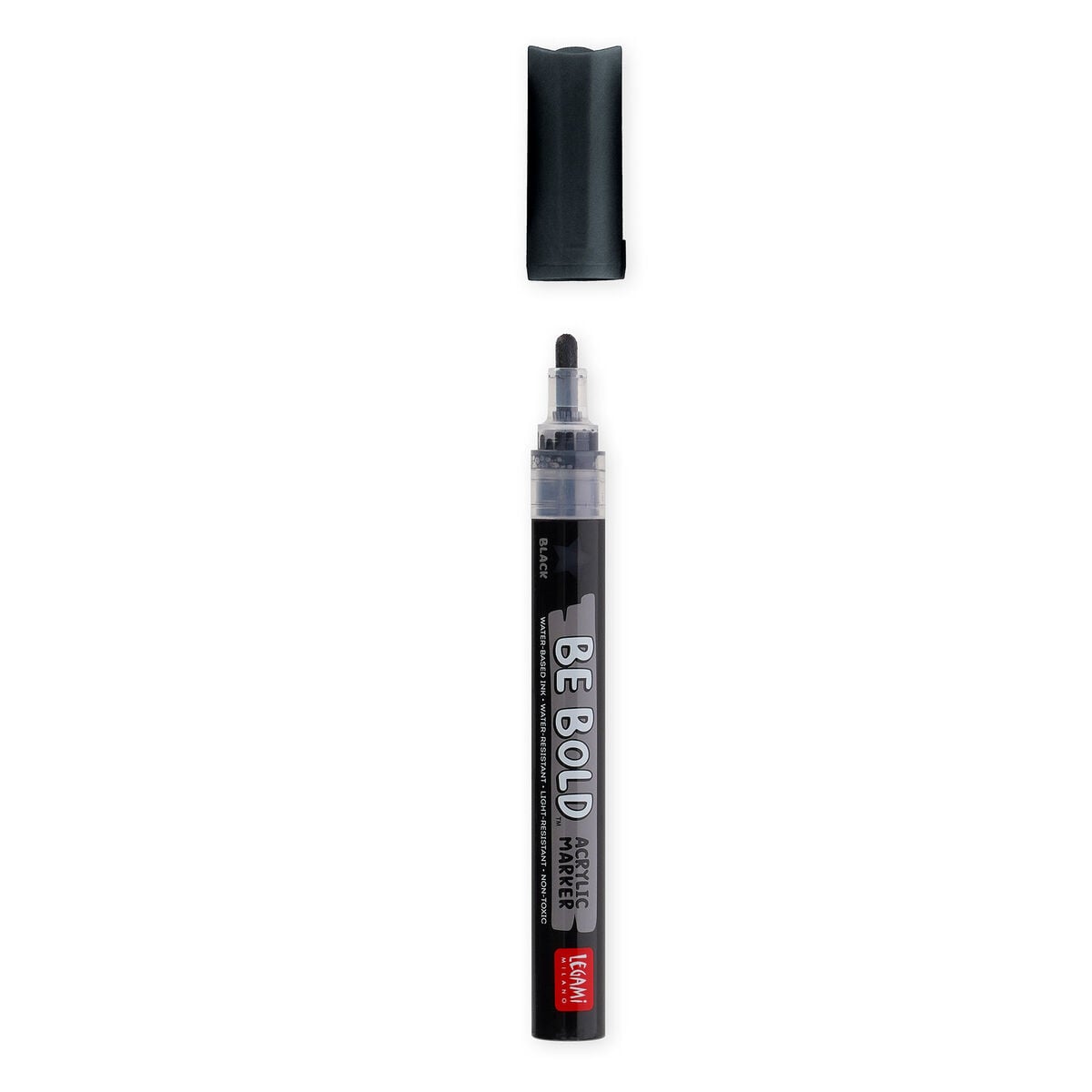 Legami - Rotulador de Pintura Acrílica - Tinta Negra - Sé Audaz