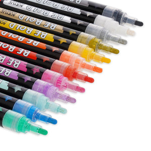 Legami - Rotulador de pintura acrílica - Tinta blanca - Be Bold