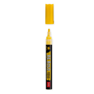 Legami - Marcador de pintura acrílica - Tinta amarilla - Sé atrevido