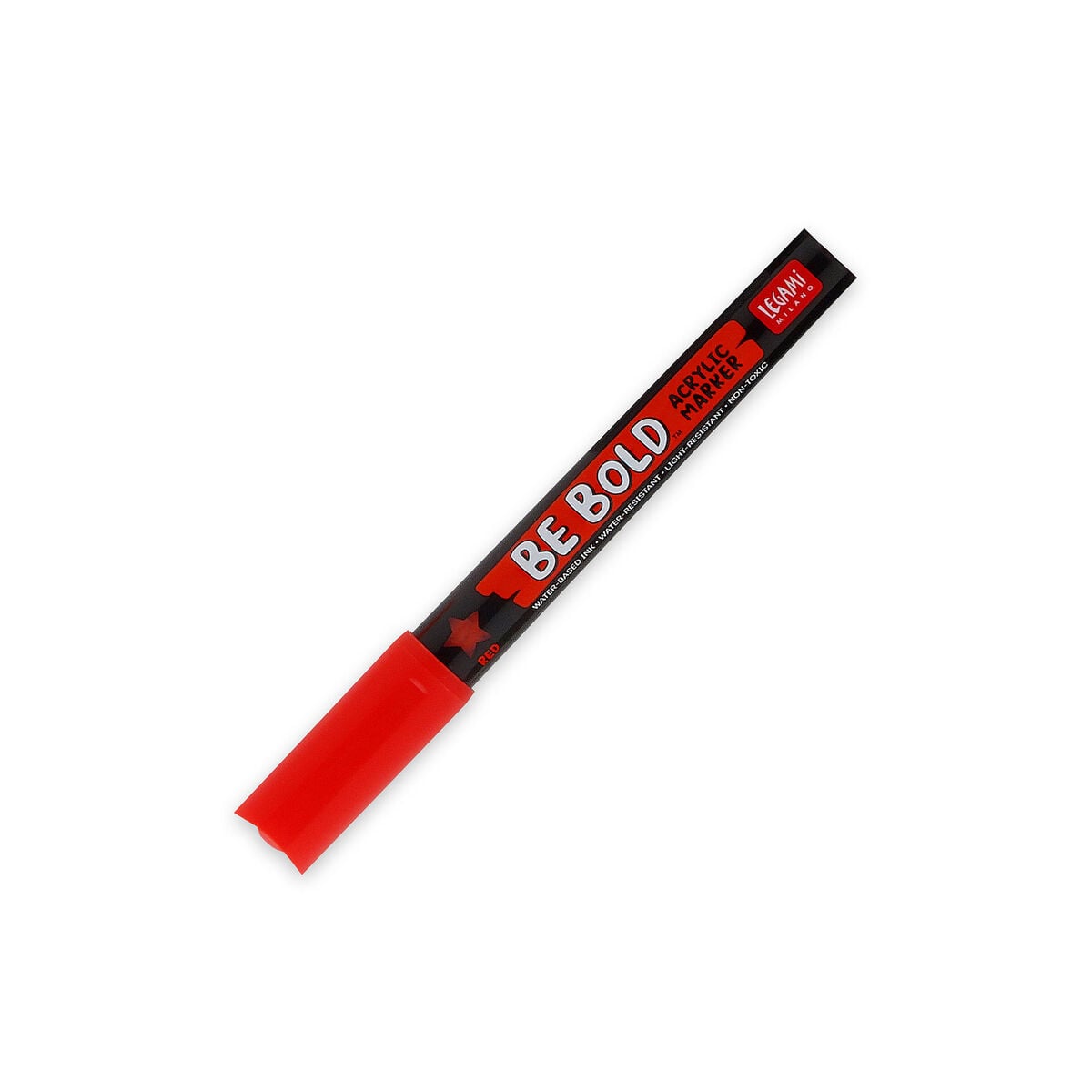 Legami - Rotulador acrílico - Tinta roja - Be Bold