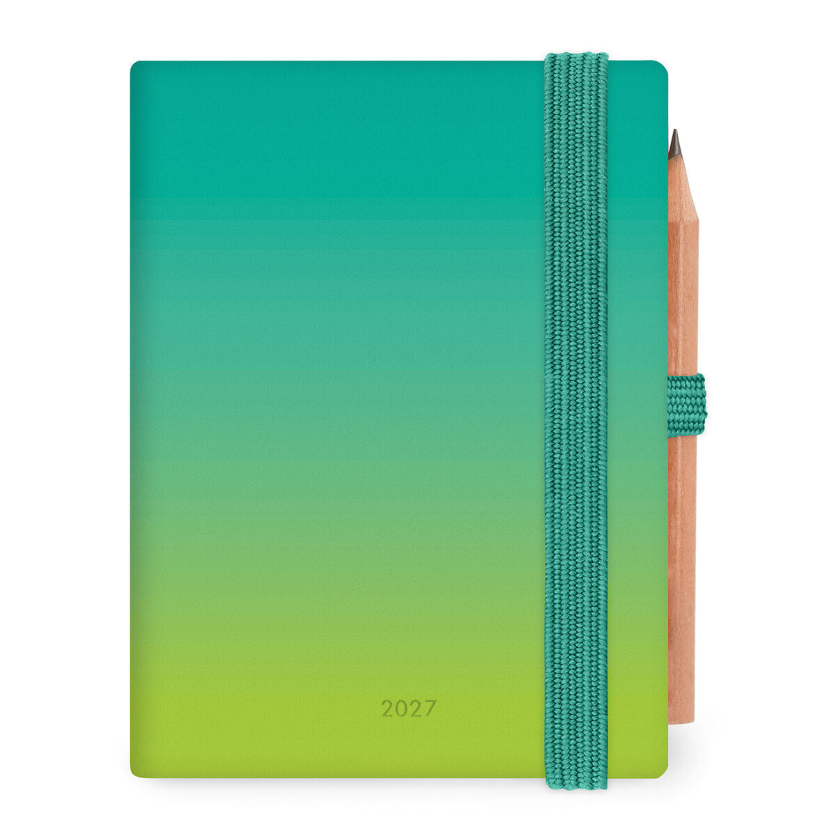 Legami - Mini Agenda Bilingüe de 12 Meses, 2 Días por Página - 2027 - Shades Green