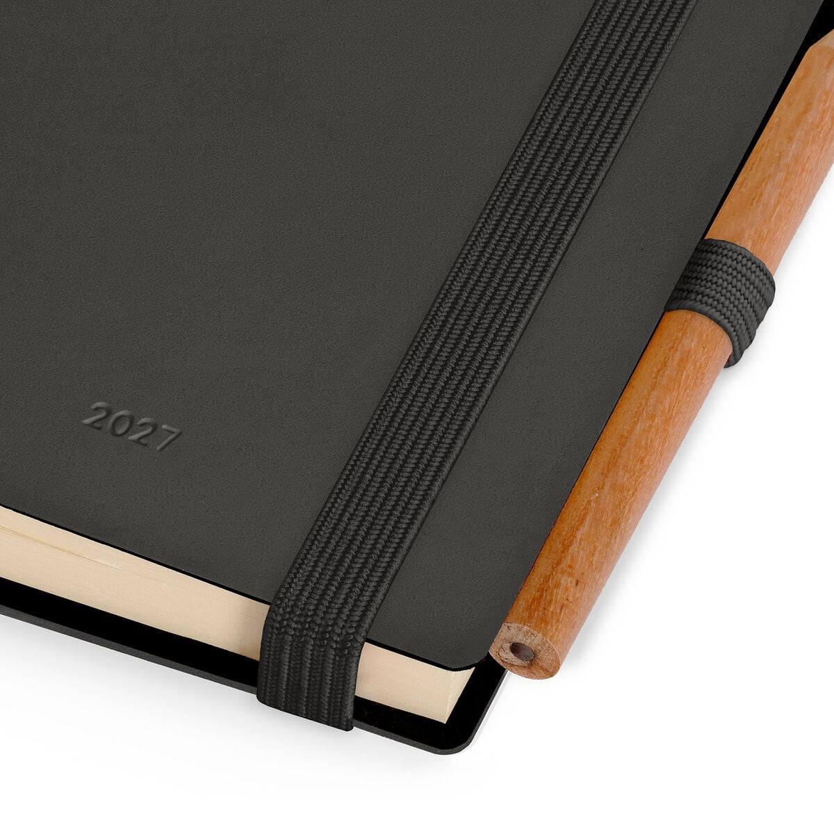 Legami - Mini Agenda Bilingüe de 12 Meses y 2 Días por Página - 2027 - Black Suit