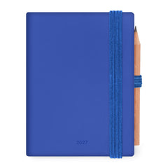 Legami - Mini Agenda Bilingüe de 12 Meses y 2 Días por Página - 2027 - Azul Ecléctico