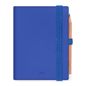 Legami - Mini Agenda Bilingüe de 12 Meses y 2 Días por Página - 2027 - Azul Ecléctico