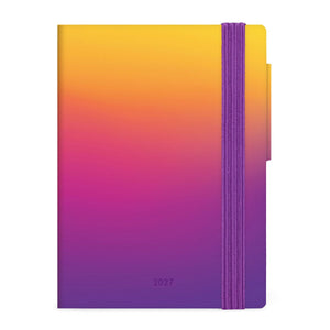 Legami - Agenda Semanal de 12 Meses Mini 2027 - Sunset Vibes