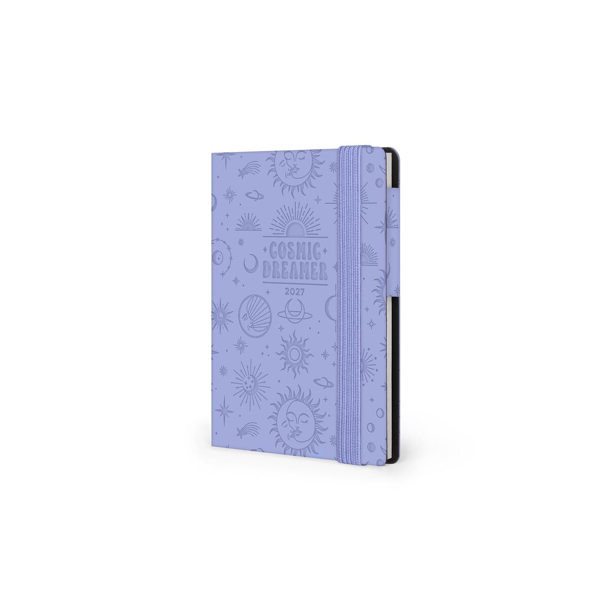 Legami - Agenda semanal pequeña de 12 meses 2027 - Cosmic Lilac