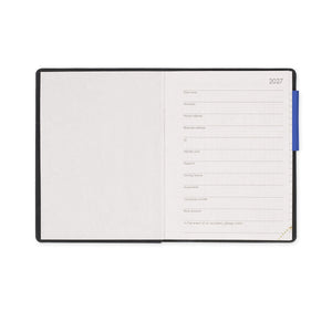 Legami - Mini Agenda Semanal de 12 Meses 2027 - Eclectic Blue