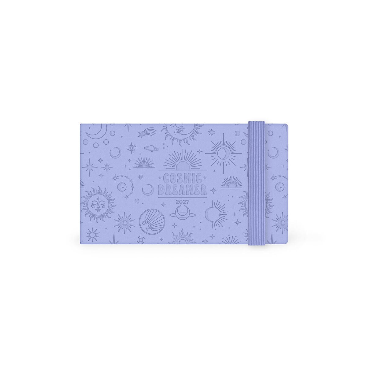 Legami - Agenda Semanal Horizontal Pequeña de 13 Meses 2027 - Cosmic Lilac