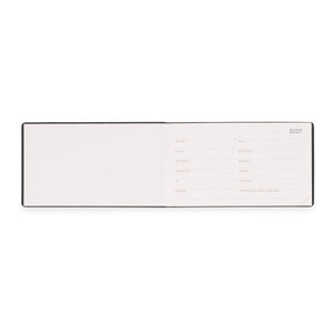 Legami - Agenda Semanal Horizontal Pequeña de 13 Meses 2027 - Cosmic Lilac