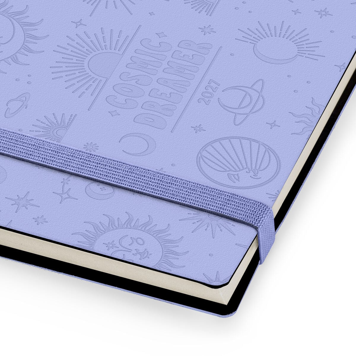 Legami - Agenda Semanal Horizontal Pequeña de 13 Meses 2027 - Cosmic Lilac