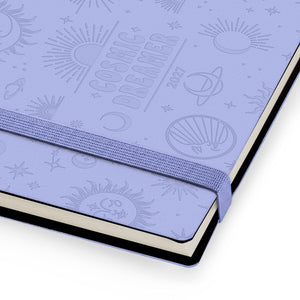 Legami - Agenda Semanal Horizontal Pequeña de 13 Meses 2027 - Cosmic Lilac