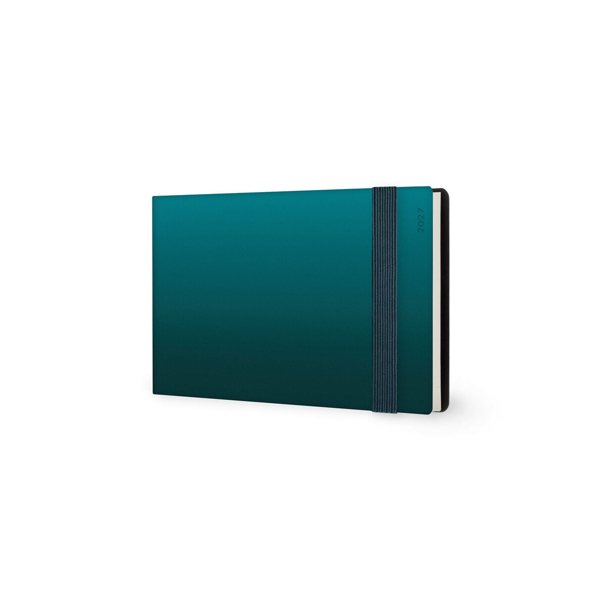 Legami - Agenda Semanal Horizontal Pequeña de 13 Meses 2027 - Deep Teal