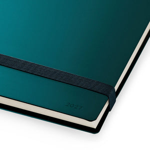 Legami - Agenda Semanal Horizontal Pequeña de 13 Meses 2027 - Deep Teal