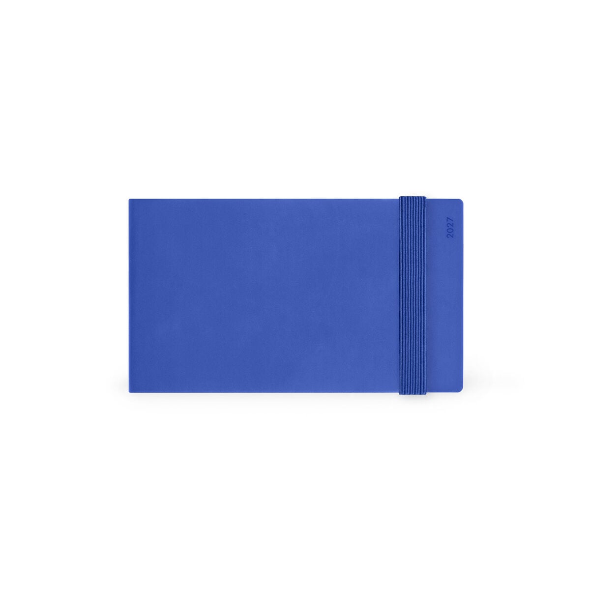 Legami - Agenda Semanal Horizontal Pequeña de 13 Meses 2027 - Azul Ecléctico
