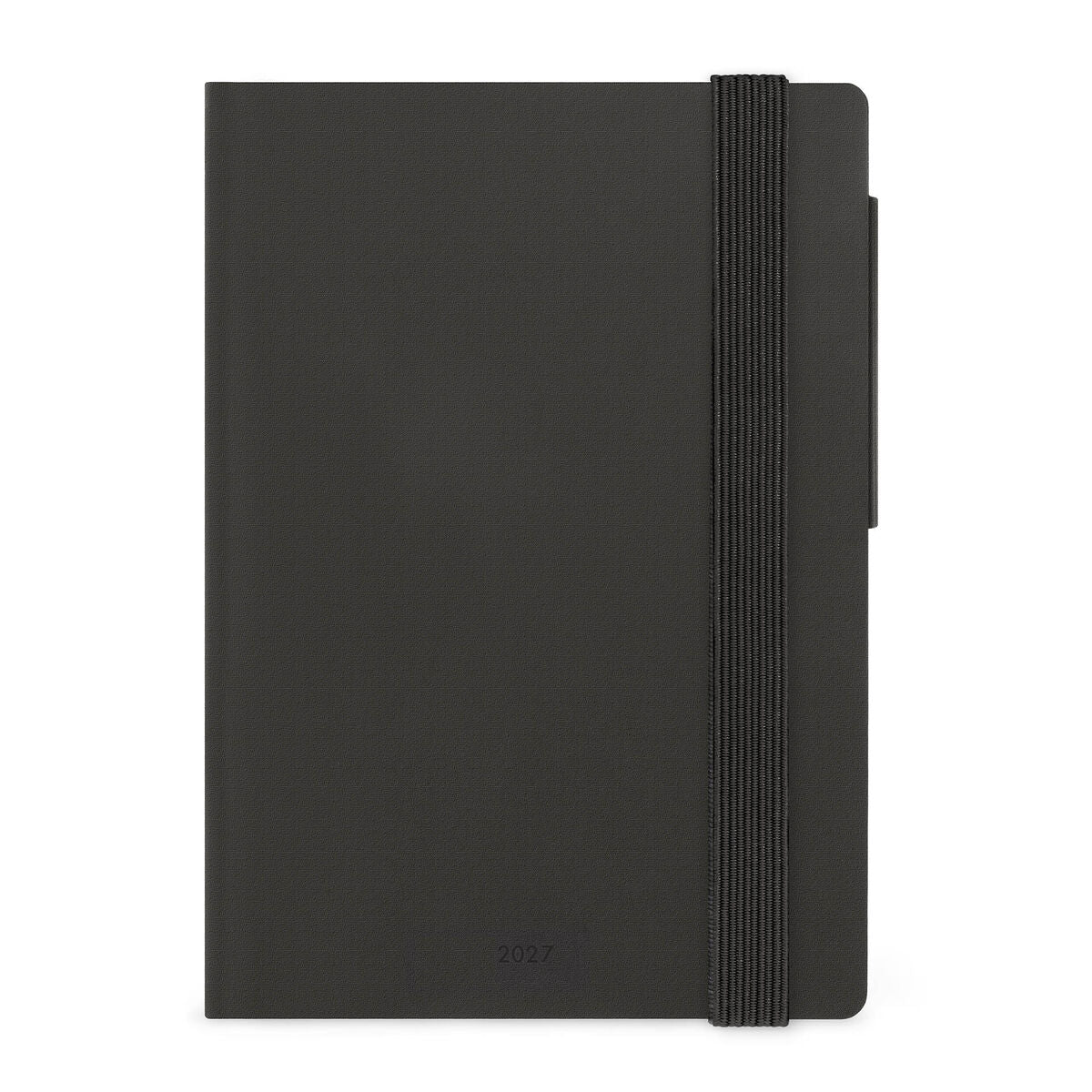Legami - Agenda Semanal Pequeña de 12 Meses 2027 - Black Suit