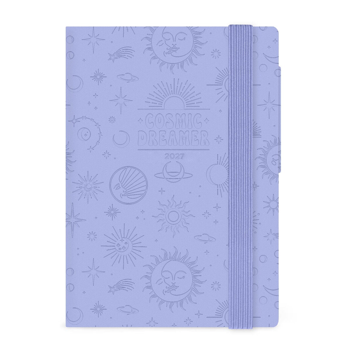 Legami - Agenda Diaria Pequeña de 12 Meses 2027 - Cosmic Lilac