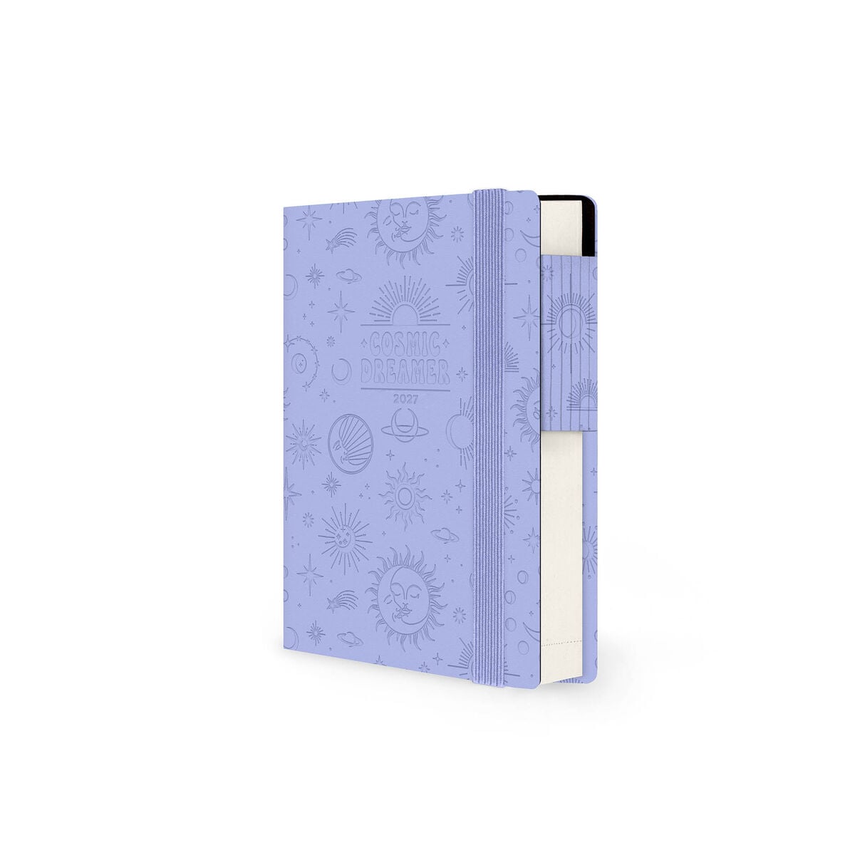 Legami - Agenda Diaria Pequeña de 12 Meses 2027 - Cosmic Lilac