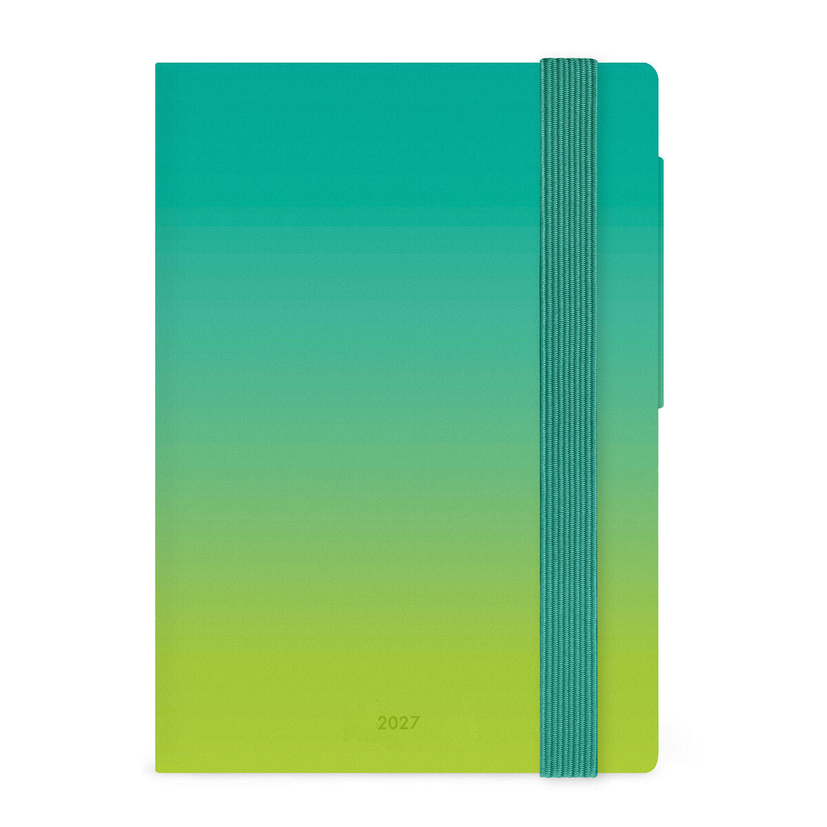Legami - Agenda Diaria Pequeña de 12 Meses 2027 - Shades Green