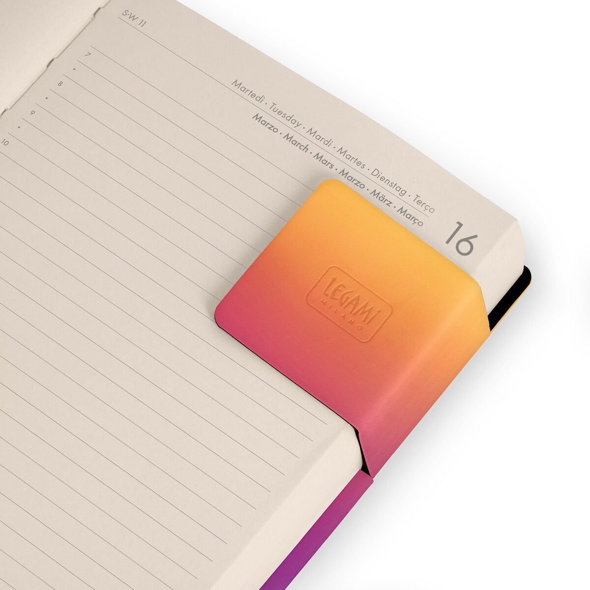 Legami - Agenda Diaria Mediana de 12 Meses 2027 - Sunset Vibes