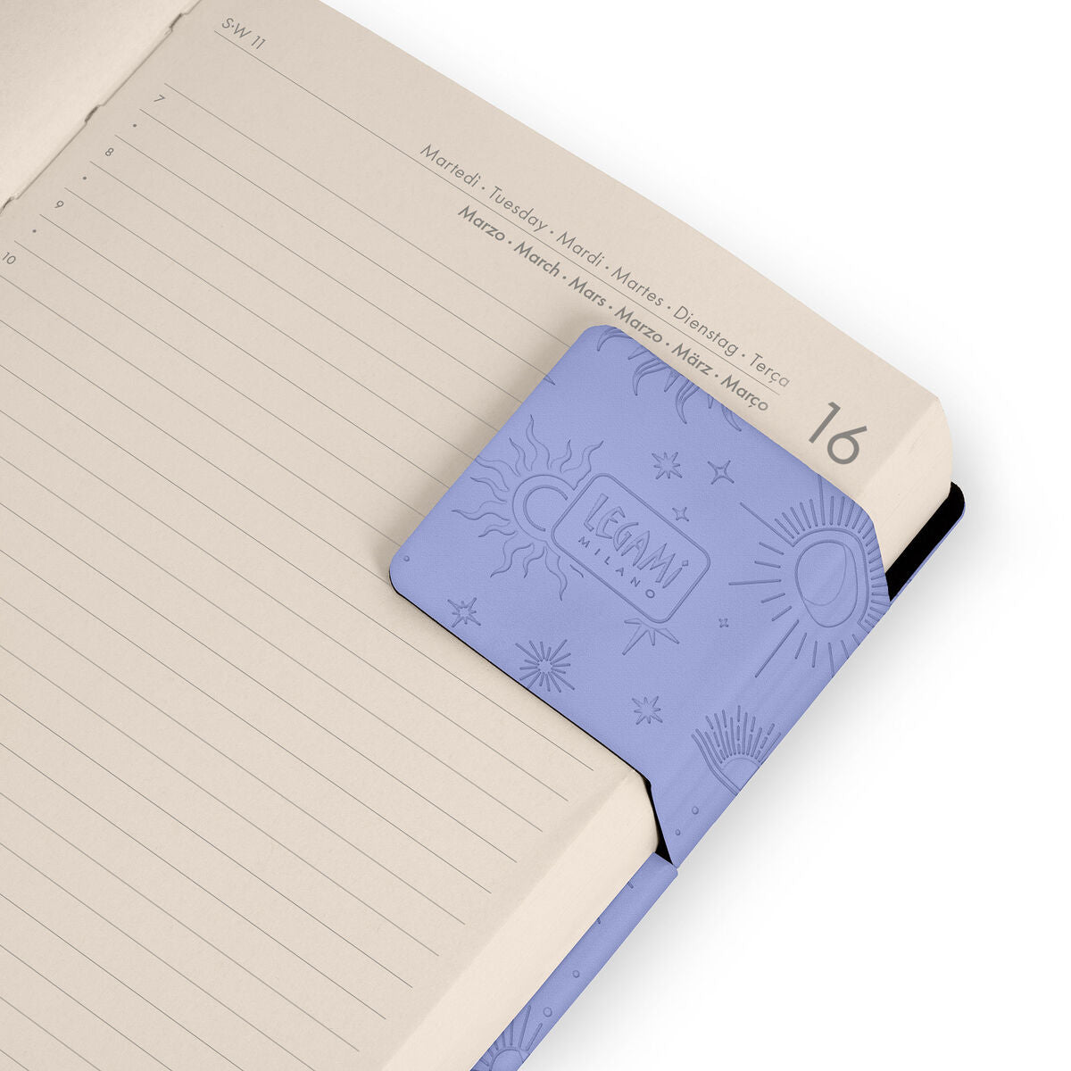 Legami - Agenda Diaria Mediana de 12 Meses 2027 - Cosmic Lilac