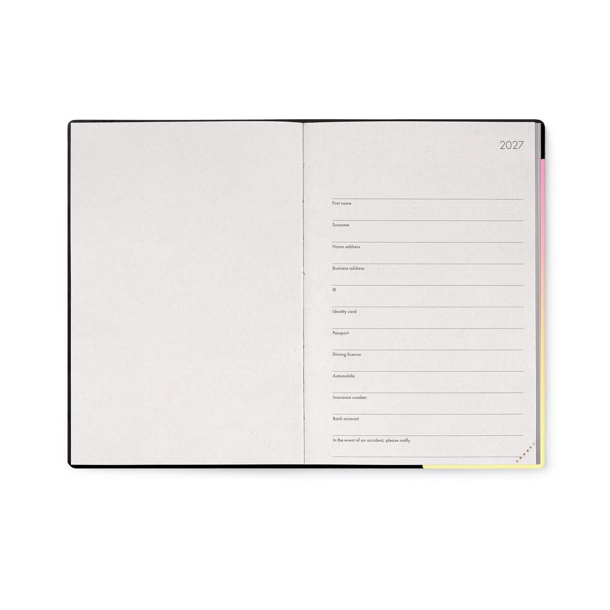 Legami - Agenda Diaria Mediana de 12 Meses 2027 - Sunrise Lover