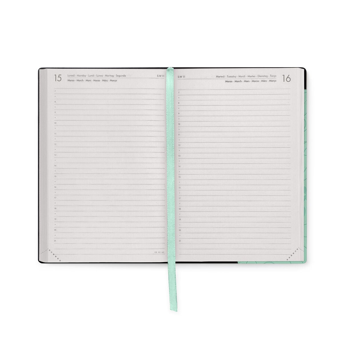 Legami - Agenda Diaria Mediana 12 Meses 2027 - Jardín Botánico