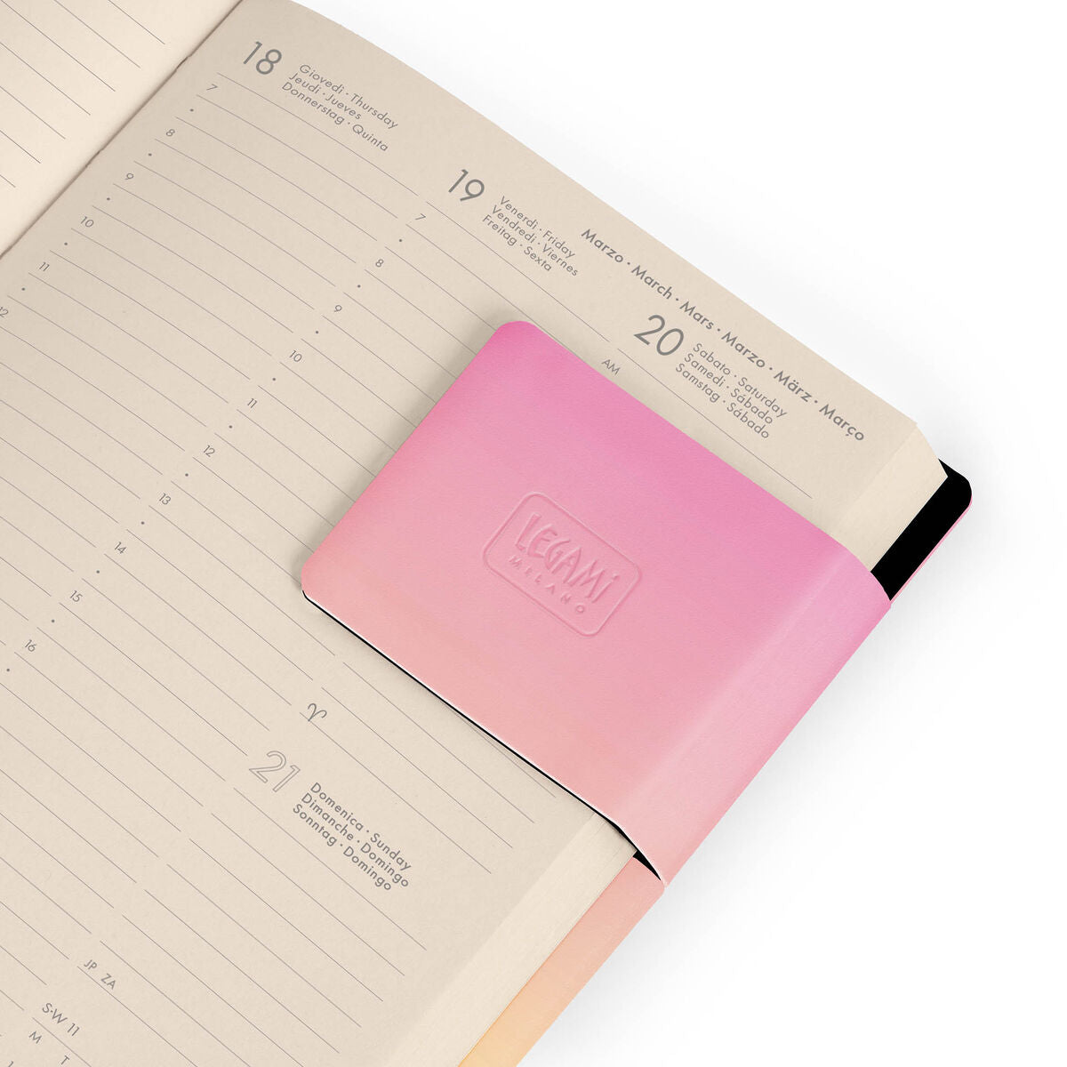 Legami - Agenda Semanal Mediana de 12 Meses 2027 - Sunrise Lover