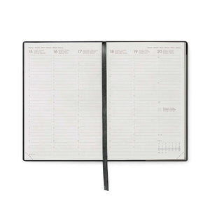Legami - Agenda Semanal Mediana 12 Meses 2027 - Black Suit