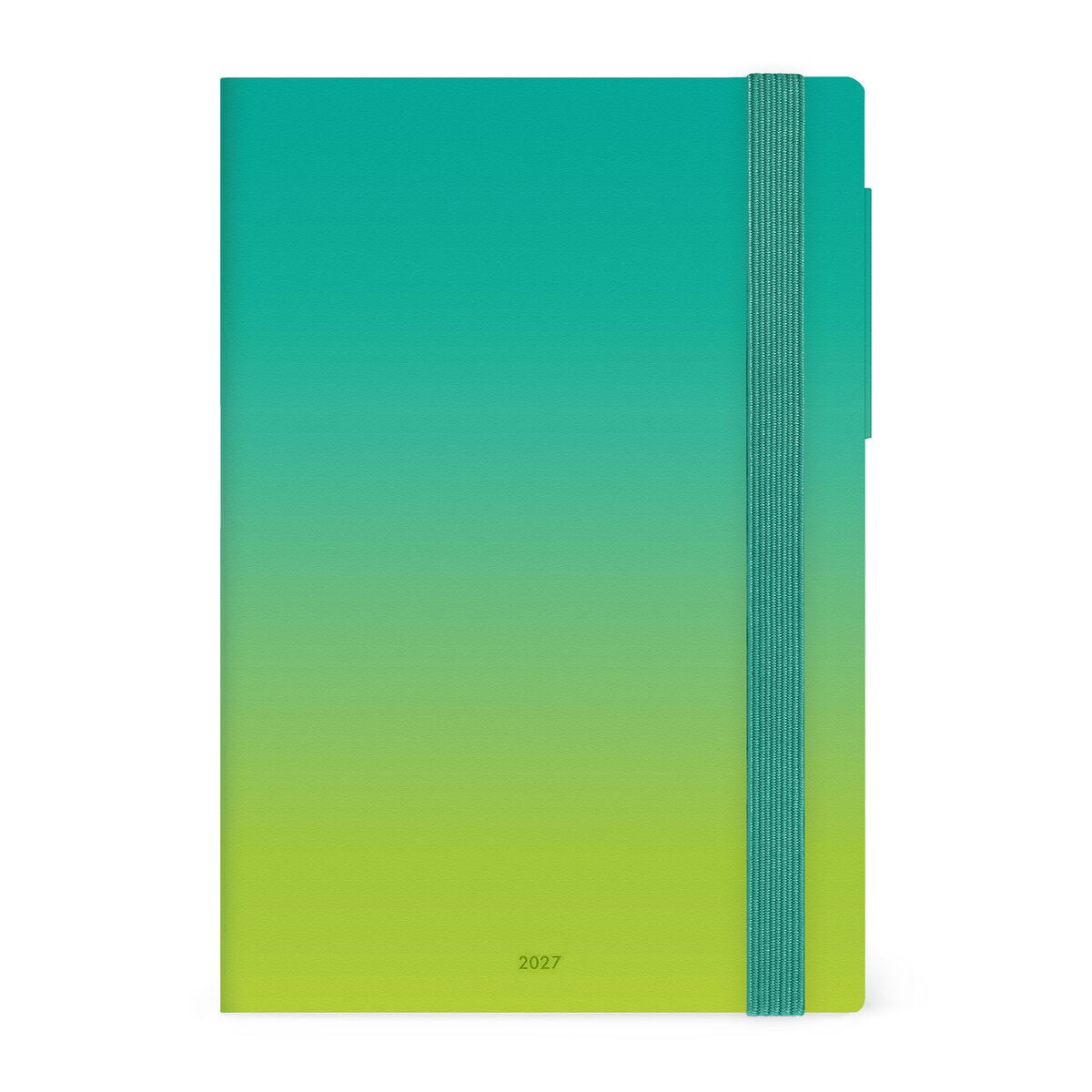 Legami - Agenda semanal mediana de 12 meses con cuaderno 2027 - Shades Green