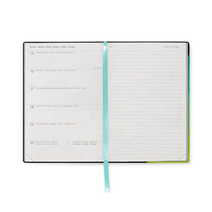 Legami - Agenda semanal mediana de 12 meses con cuaderno 2027 - Shades Green