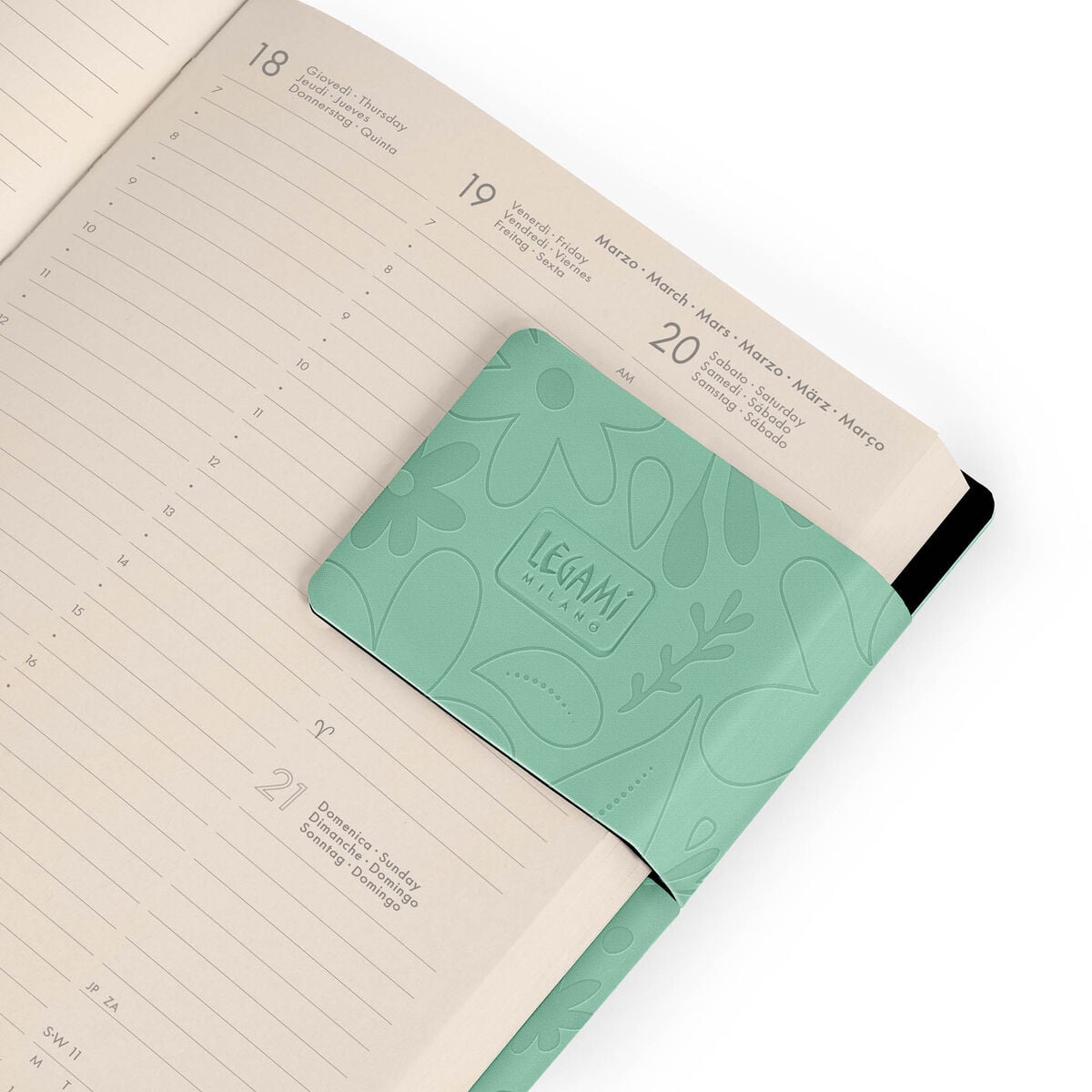 Legami - Agenda Semanal Mediana de 12 Meses con Cuaderno 2027 - Botanic Garden