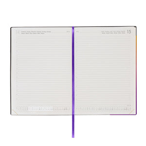 Legami - Agenda Diaria Grande de 12 Meses 2027 - Sunset Vibes