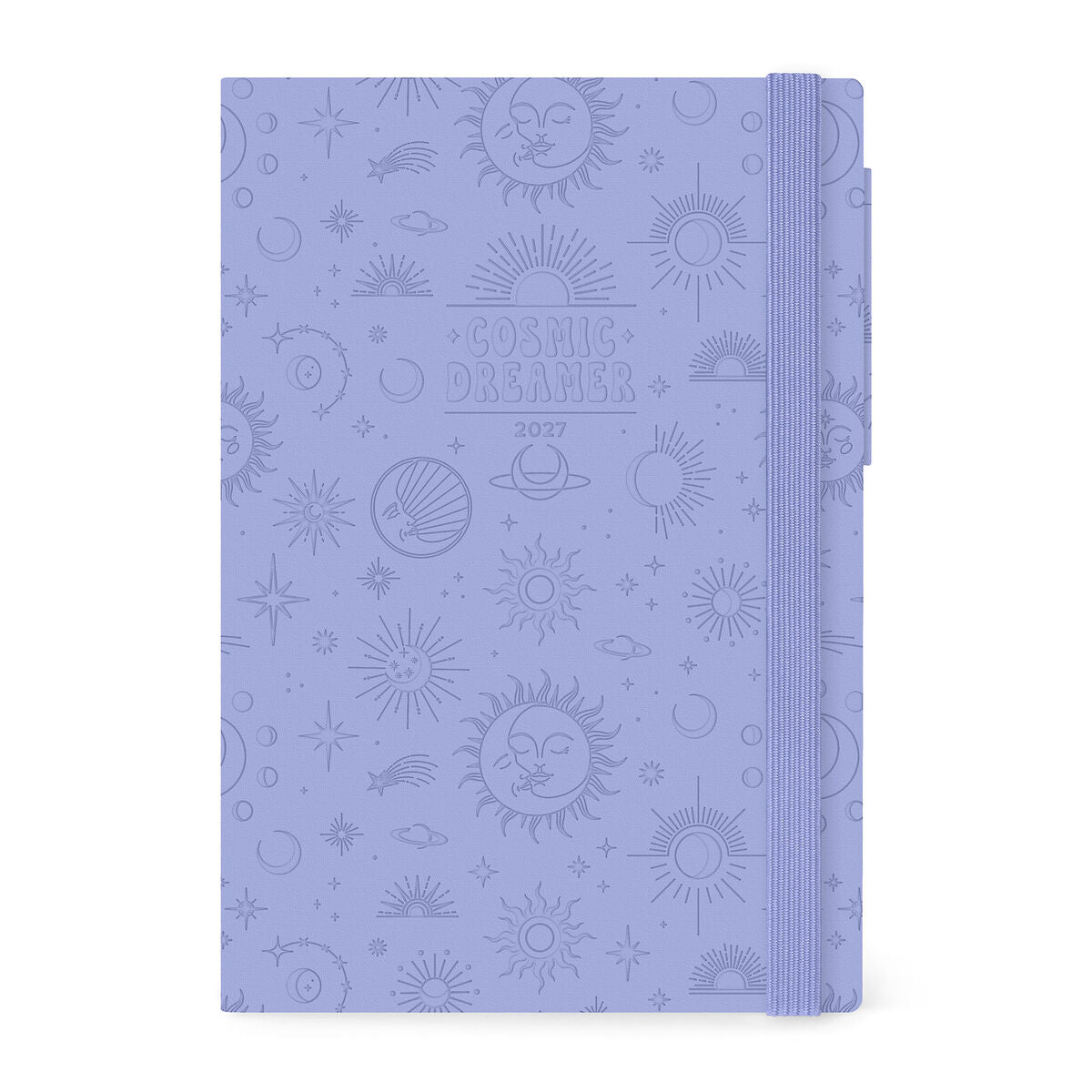 Legami - Calendario Diario Grande de 12 Meses 2027 - Cosmic Lilac