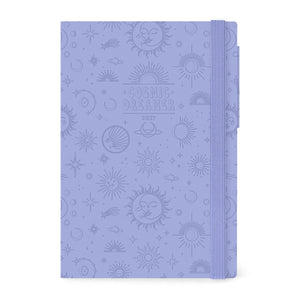 Legami - Calendario Diario Grande de 12 Meses 2027 - Cosmic Lilac