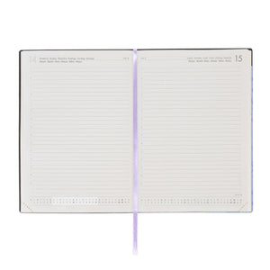 Legami - Calendario Diario Grande de 12 Meses 2027 - Cosmic Lilac