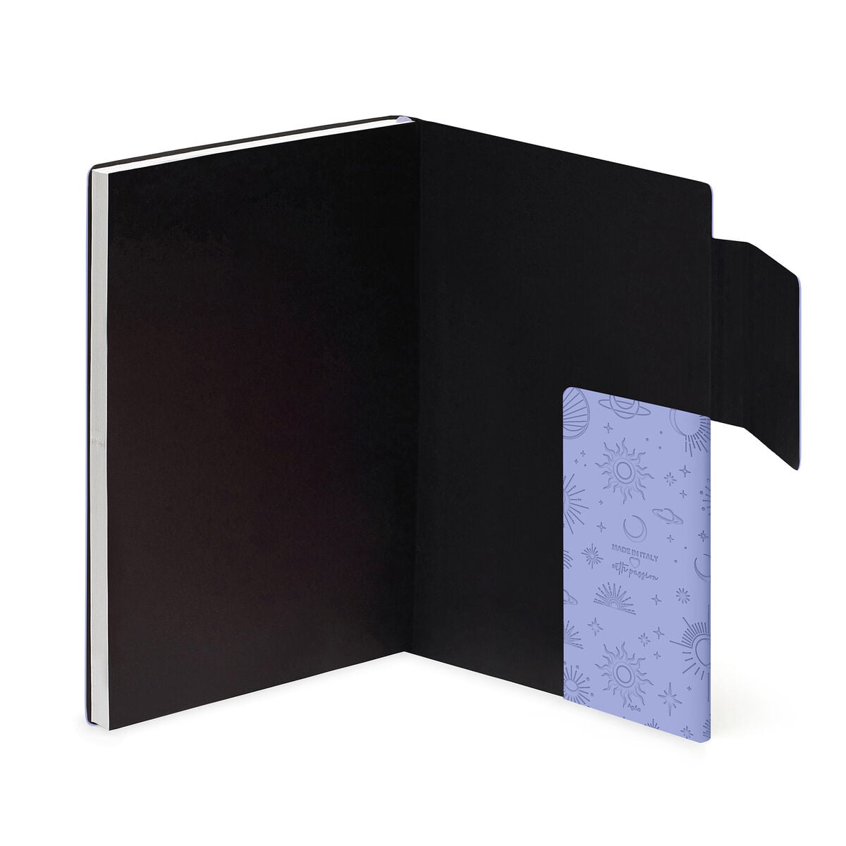 Legami - Agenda Semanal y Diaria Grande de 12 Meses 2027 - Cosmic Lilac